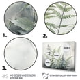 thumbnail image 3 of Designart "Ferns Silver II" Floral Floater Framed Wall Art Print, 3 of 7