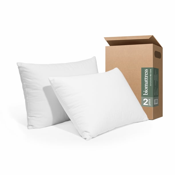 Pack 2 Almohadas Bio Mattress con Relleno de Microfibras de Gel Modelo Bio Care Tamaño Estándar