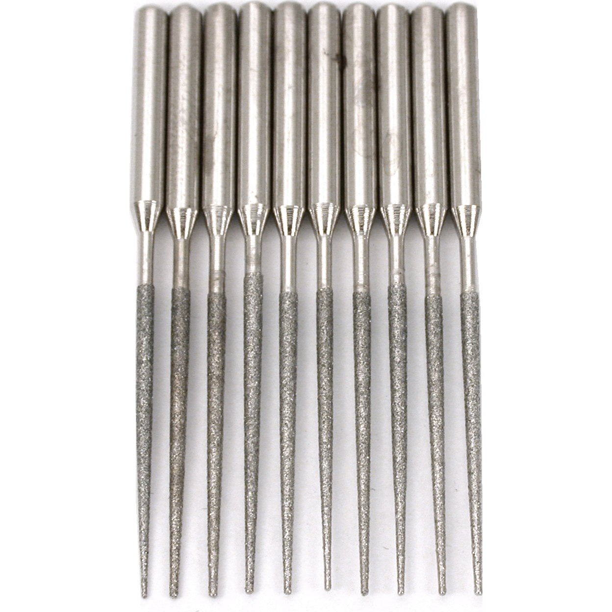 100pcs 2mm Dia Silver Diamond Coated Jewelry Carving Drill Hole Tools