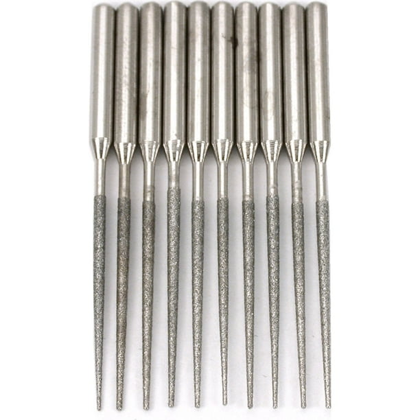 10 Diamond Coated Bead Reamers Beading Jewelers Design & Repair Tools