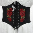 thumbnail image 4 of Cinturón de cinturo Elástico Ancho de Moda, Faja Moldeadora de Corsé de material cuero PU para Mujer, Camisas de a para Mujer, Cinturón de Hallowe Yuyangstore cinturón, 4 of 7