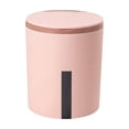 thumbnail image 4 of Viflosae Trash Can Garbage Bin Garbage Bin Countertop Wastebasket Push Button Multipurpose 15.7x12.5x13cm Small Recycle Bin for Bedside Tables Desktop, 4 of 9