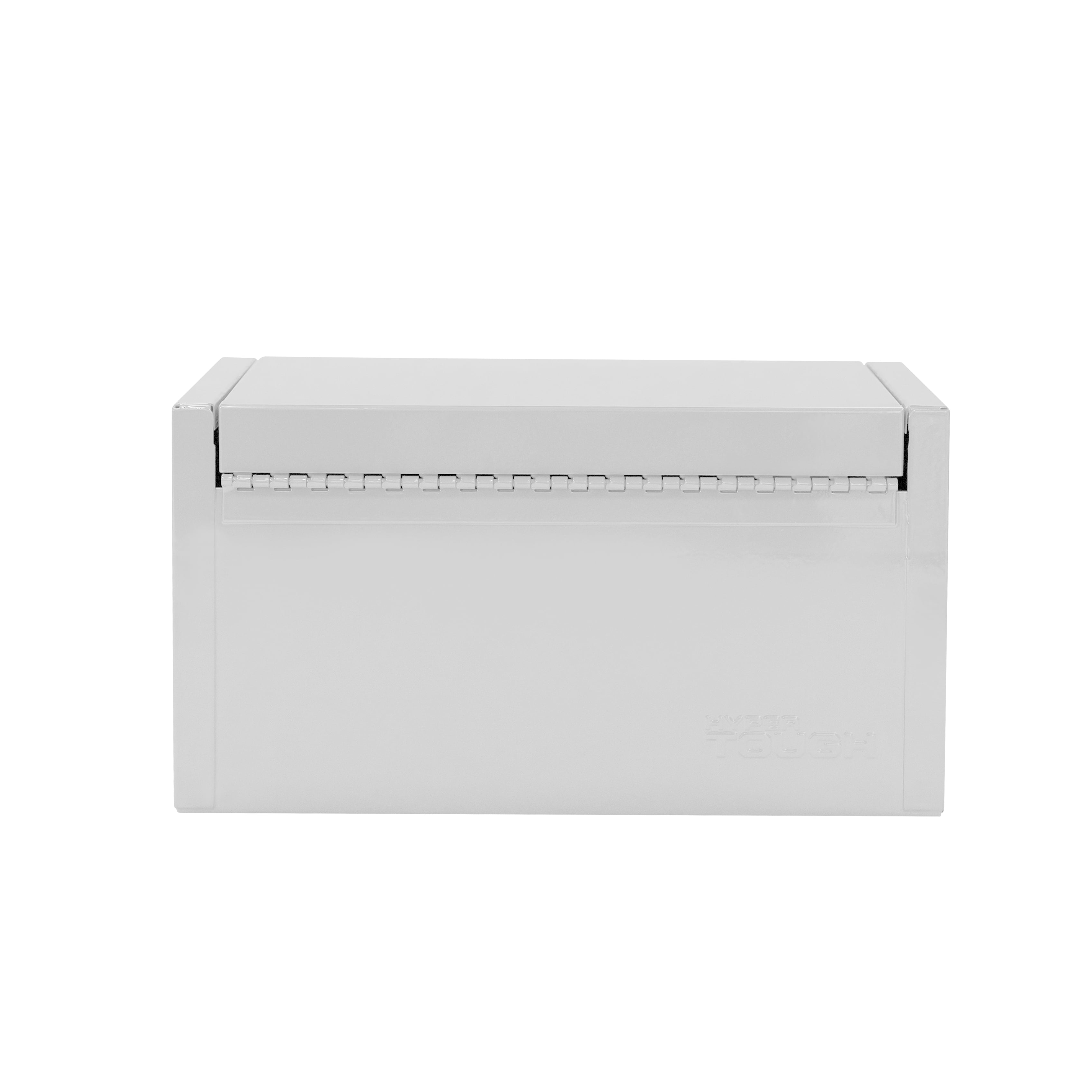 Hyper Tough Mini 10-Inch 2-Drawer Steel Toolbox, White