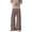Coffee, variant on Havenx Wide Leg Dress Pants for Men Pleat-Front Pants with Pockets Slacks Casual Vintage Old Money Business Work Clothes,Coffee 4XL