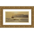 thumbnail image 1 of Adamov, Alexey 14x9 Gold Ornate Wood Framed with Double Matting Museum Art Print Titled - By Walls from Old City, 1 of 4