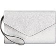 thumbnail image 1 of Rosie Harlow - Bolso de mano con purpurina para mujer, color plateado, 1 of 1