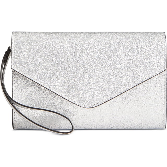 Rosie Harlow - Bolso de mano con purpurina para mujer, color plateado