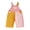 Pink Yellow Pink, variant on Cjfdfy Toddler Baby Boy Girl Overalls Clothes Contrast Color Adjustable Straps Sleeveless Jumpsuits With Chest Pocket Kids Casual Overalls Pants Fall Winter Clothes 
