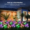thumbnail image 3 of Pink orchid solar lights, solar outdoor garden lights, 3 of 5