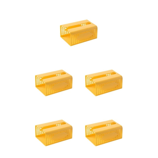 Bearachild Caja de pañuelos Organizador de almacenamiento de papel Contenedor de servilletas Organizador amarillo Type2 NO2 Bearachild CBP330336