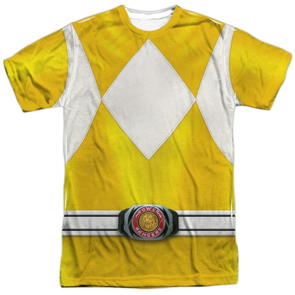Power Rangers - Yellow Ranger - Short Sleeve Shirt - Large