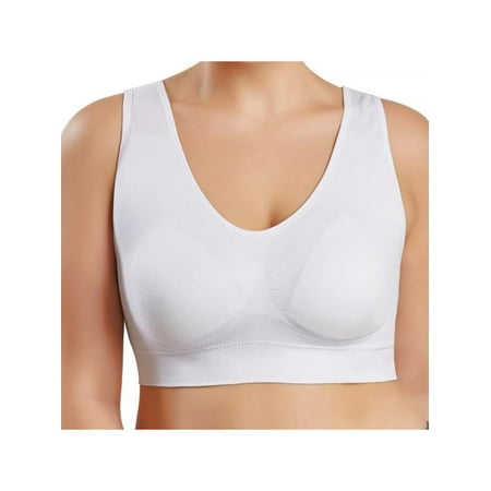 

MarinaVida Women Double Layer Large Size Seamless Sports Vest Soft Yoga Bra