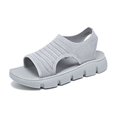 thumbnail image 1 of Guardurnaity Sandalias de verano para mujer, ideales para paseos informales por la playa y aventuras al aire libre. Zapatos de moda para mujer. Calzado G-YW179gris, en caja 37, 1 of 6