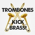 thumbnail image 3 of CafePress - Trombones Kick Brass Baseball Jersey - Cotton Baseball Jersey, 3/4 Raglan Sleeve Shirt, 3 of 4