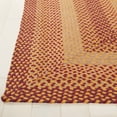 thumbnail image 4 of SAFAVIEH Braided Claes Bordered Reversible Area Rug, Yellow/Red, 3' x 5', 4 of 12