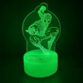 thumbnail image 6 of YSITIANNA 3D Spider Night Light, Super Hero Illusion Table Lamp with 16 Colors Remote Control Touch Lamp LED USB Night Light Desk Lamps Room Decorations Home Decor Holiday Gifts Birthday STNL#1226, 6 of 6