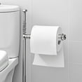 thumbnail image 4 of Adjustable Spring Tension Toilet Paper Holder Roller Replacement Wall Mounted Bathroom Fixture Organizer Stand, 4 of 6