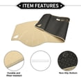 thumbnail image 4 of Unique Bargains Dash Cover Compatible for Hyundai Azera 2006-2011, Non-Slip Polyester Silicone Center Console Dashboard Cover Pad Carpet Beige, 4 of 6
