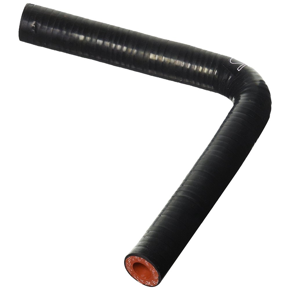 HTSEC90044BLK Silicone High Temperature 4ply Reinforced 90 degree