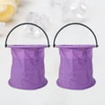 thumbnail image 2 of 2 cubos plegables para lavar bolígrafos, para acuarelas, para herramientas de pintura (morado), 2 of 7