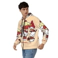 thumbnail image 4 of Lsque Sanrio for Mens Full-zip Hoodie, Zip-up Pullover Hooded Sweatshirt, Kangaroo Pocket Hoodie Ideal for Daily Wear, Travel, and Home-Medium, 4 of 8