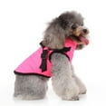 thumbnail image 4 of BT Bear Dog Winter Jacket With Harness, Cold Weather Dog Windproof Coat, Doggie Reflective Vest Apparel for Small Medium Dogs XS(Hot Pink), 4 of 6