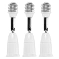 thumbnail image 2 of 3pcs Adjustable Light Bulb Socket Extender Lamp Holder Socket Converter Light Bulb Extension Adapter, 2 of 5