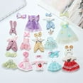 thumbnail image 6 of DIY Fabric Accessories 16~17cm Dolls Dress Toys Clothes Summer Toys Lace Skirt 18, 6 of 8