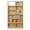 Natural / Particle Board, variant on Modern 2 in 1 Wood Bookshelf Cat House, Cat Tree, Brown / Particle Board