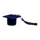 thumbnail image 2 of Creativo sombrero de graduación en forma de anillo organizador caja de regalo materiales seleccionados decoración de fiesta tamaño 6 cm x 6 cm x 4 cm Azul oscuro Yinane Vitrina de joyería, 2 of 7