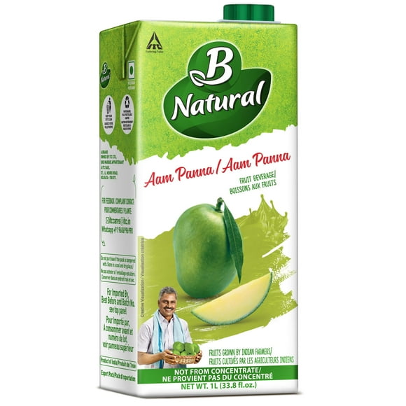 B NATURAL BOISSON AUX FRUITS - AAM PANNA 1L