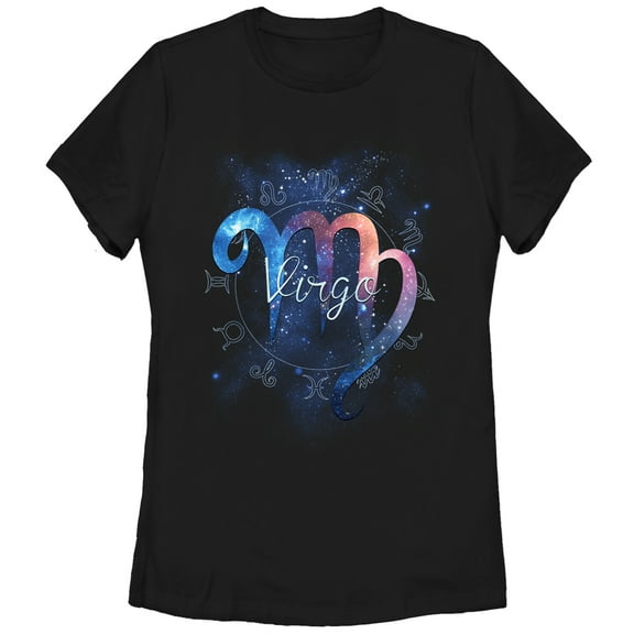 Women's Lost Gods Virgo  Graphic Tee Black Large