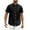 Black, variant on Ashirexll Mens Button up Shirts Short Sleeve, Big and Tall Shirts for Men, Summer Short Sleeve Turndown Collar Button Shirts with Pocket Casual Tops
