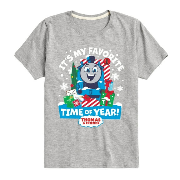 Thomas & Friends - Its My Favorite Time Of Year - Youth and Toddler Short Sleeve Graphic T-Shirt