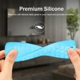 thumbnail image 3 of CaseBot Remote Case for Alexa Voice Remote Pro (2022 Release) - Lightweight Anti-Slip Shockproof Honey Comb Silicone Protective Remote Controller Cover, Blue-Glow, 3 of 7