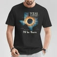 thumbnail image 2 of Total Solar Eclipse April 8th 2024 Texas T-Shirt, "I'll Be There" Celestial Event Tee, Path of Totality Graphic Shirt for Men, Women, Kids, Astronomy Enthusiast Commemorative , Size 2XL, Color Black, 2 of 3