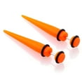 thumbnail image 4 of jiaroswwei 2Pcs Unisex Punk Ear Fake Cheater Stretcher Rivet Taper Plug Tunnel Gauges, 4 of 5