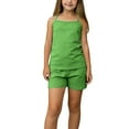 thumbnail image 2 of fatyb Girls Shorts Set 2 Piece Summer Thin Clothes Casual Tank Top Soft Shorts Matching Lounge Outfits, 2 of 5