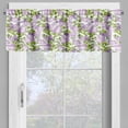 thumbnail image 2 of Ambesonne Mauve Valance Pack of 2, Botanic Spring Plants, 54"X12", Lilac Green, 2 of 5