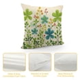 thumbnail image 4 of JEUXUS St Patricks Day Pillow Covers Watercolor Shamrock Lumbar Pillow Cover Decorations Farmhouse Outdoor for Sofa Home Decor, 4 of 5