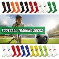 thumbnail image 5 of Outdoor Damping Long Childrens Soccer Sock Football Socks Anti Slip sports socks WHITE&BLUE, 5 of 8
