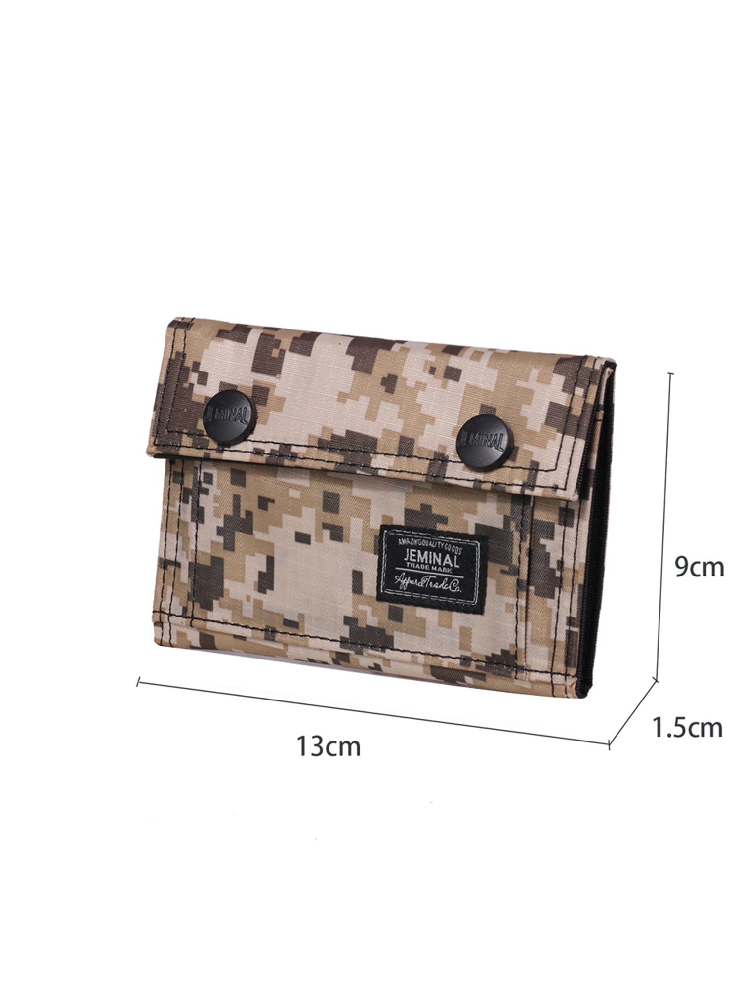 Ultra Slim Camouflage Magic Wallets for Women Men PU Leather Mini