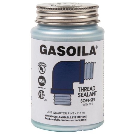 Gasoila SS04, Paste PTFE, Blue Gray Thread Industrial Sealant, 0.52 lb