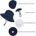 Toddler Beach Hat UPF 50+ Sun Protection Kids Sun Hat Camping Wide Brim Baby Hats with Mesh
