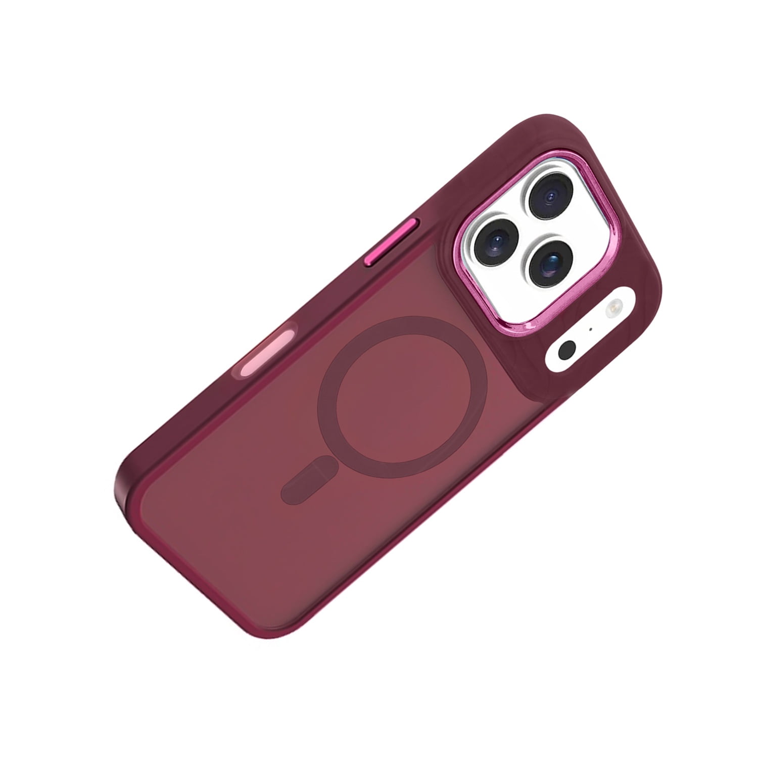 New Magnetic Wireless Charging Case for iPhone 17 Pro Max - Red