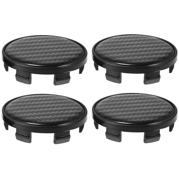 54mm 2.12" Automotive Wheel Center Caps Universal Tyre Hub Cap Cover Carbon Fiber Pattern 4pcs