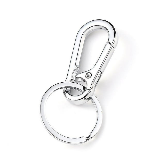 Porte-clés, 10 pièces en métal porte-clés mousqueton porte-clés porte-clés  pour artisanat mousqueton fermoirs pivotant Clips porte-clés 