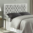 thumbnail image 2 of Comfort Pointe Thomas Chippendale White Wood Headboard - King, 2 of 8
