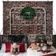 thumbnail image 2 of Fondos de cabecero de Corona de Navidad, accesorios de fotografía para niños y adultos, decoraciones para sesión fotográfica de bebé, pared de ladrillo de Navidad, fondo de cama, 2 of 4
