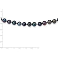 thumbnail image 4 of 14K Yellow Gold 8-9mm Black Near Round Freshwater Cultured Pearl Necklace (28 X 8.5) Made In Canada bpn080-28, 4 of 5